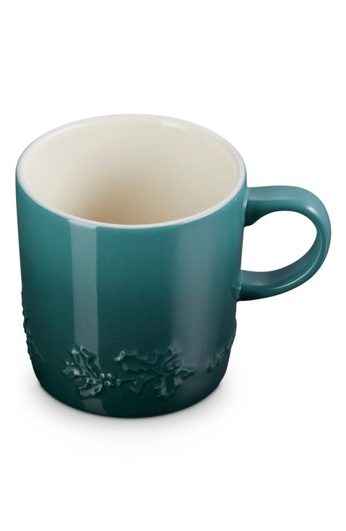 Le Creuset Holly Collection Mug In Artichaut