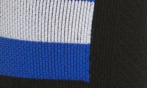 Shop On Tennis Crew Socks In Black/indigo