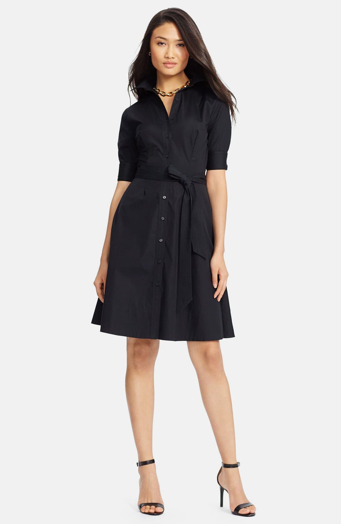 Lauren Ralph Lauren Fit & Flare Shirtdress Nordstrom