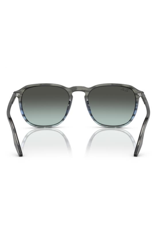 Shop Ray Ban Ray-ban 55mm Square Sunglasses In Grey Gradient