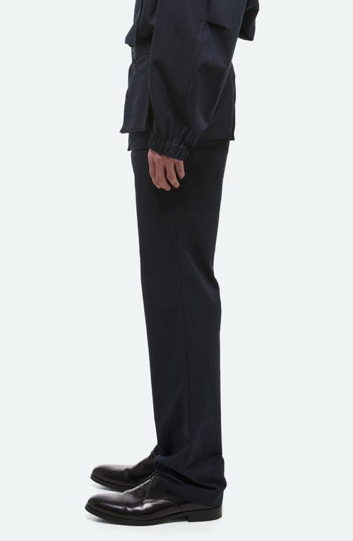 Shop Helmut Lang Utility Yoke Cotton & Nylon Cargo Pants In Navy