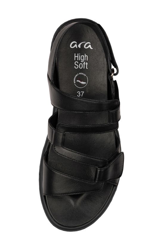 Ara Bayview Strappy Sandal In Black