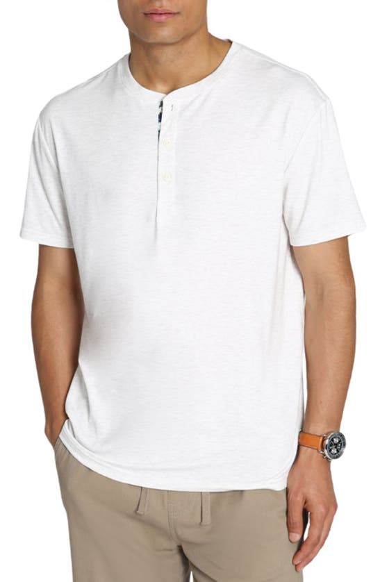 Jachs Stretch Henley In Ivory