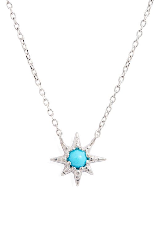 Anzie Turquoise Starburst Pendant Necklace at Nordstrom, Size 15