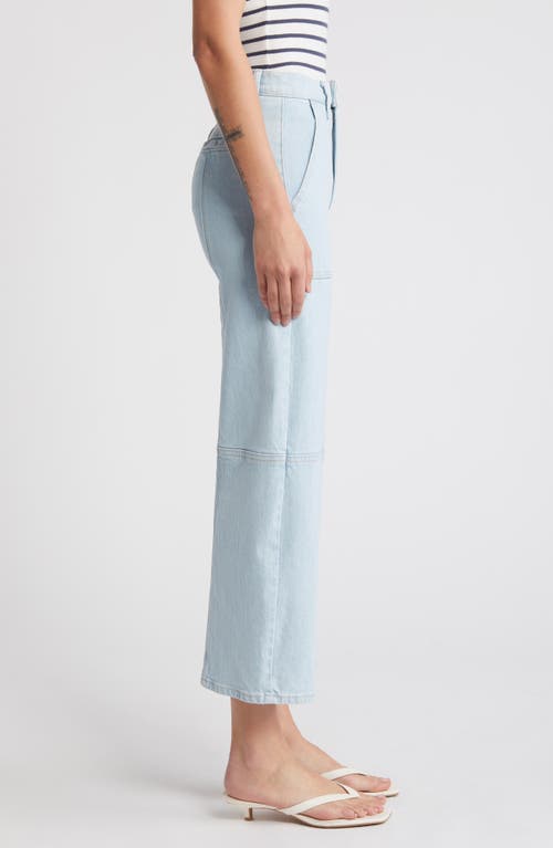 Shop Rails Getty High Waist Crop Utility Jeans In Oceanview