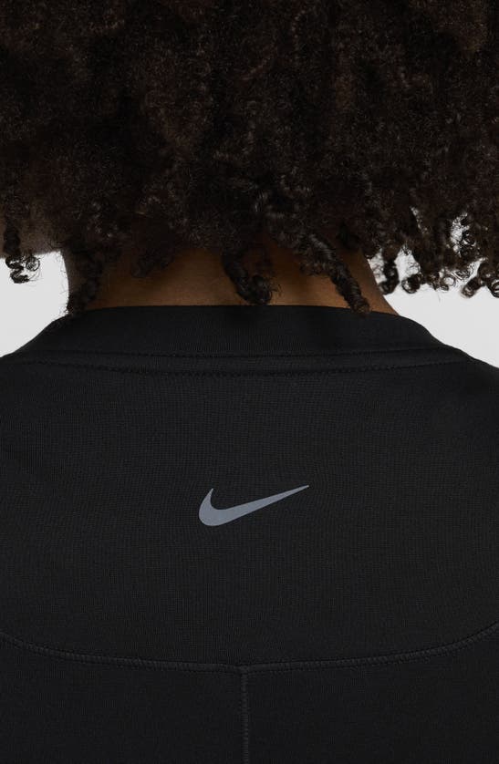 Nike Women's (m) One Dri-fit Slim-fit Short-sleeve Top (maternity) In Black