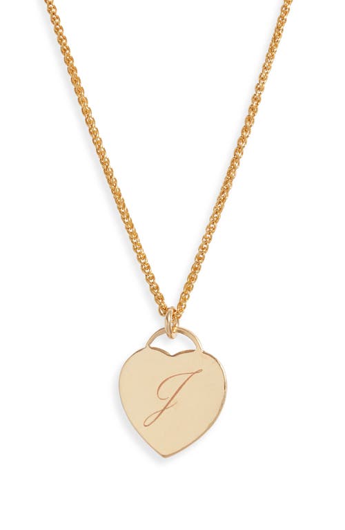 SET & STONES SET & STONES ALICE INITIAL HEART PENDANT NECKLACE