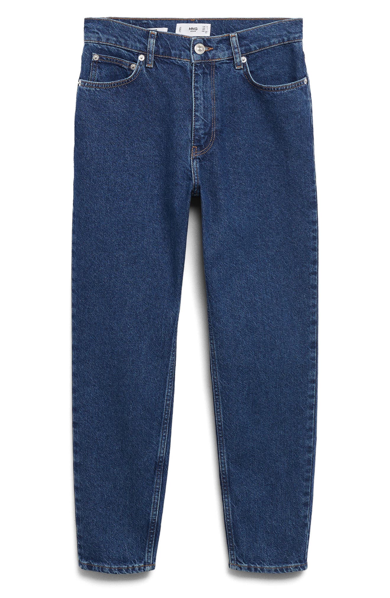 MANGO High Waist Straight Leg Mom Jeans | Nordstrom