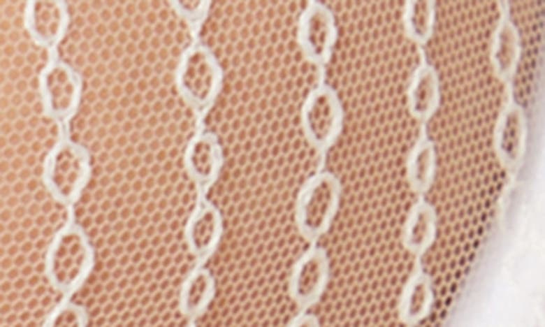 Shop Etam Paquerette Embroidered Tulle Underwire Bra In White