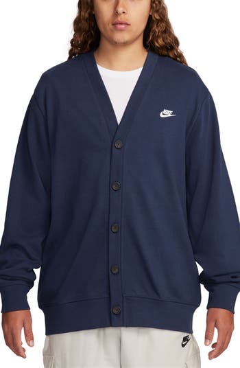 Nike fleece cardigan hotsell