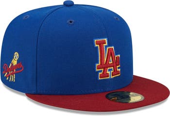 Men's New Era Red Los Angeles Dodgers Fashion Color Basic 59FIFTY Fitted Hat