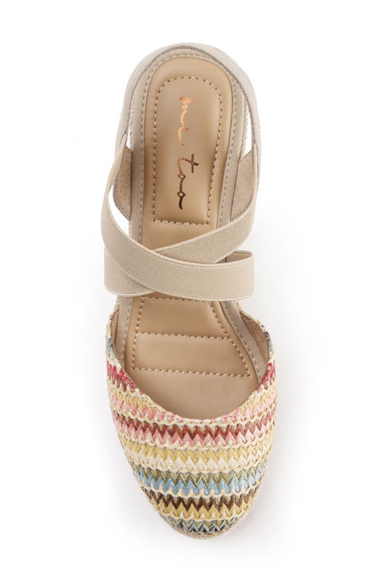 Shop Me Too Skylen Espadrille Wedge Sandal In Spring Multi