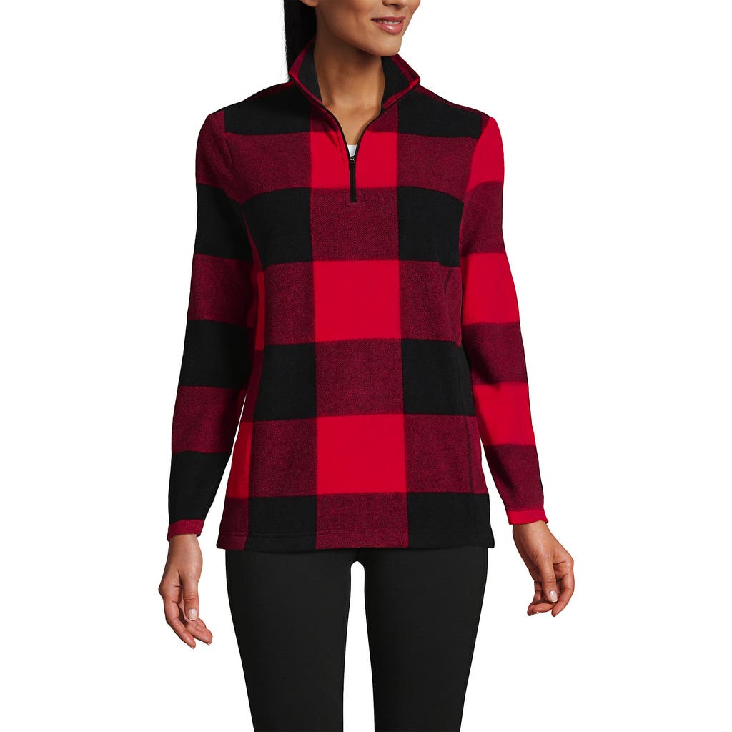 LANDS' END LANDS' END ANYWEATHER FLEECE QUARTER ZIP PULLOVER
