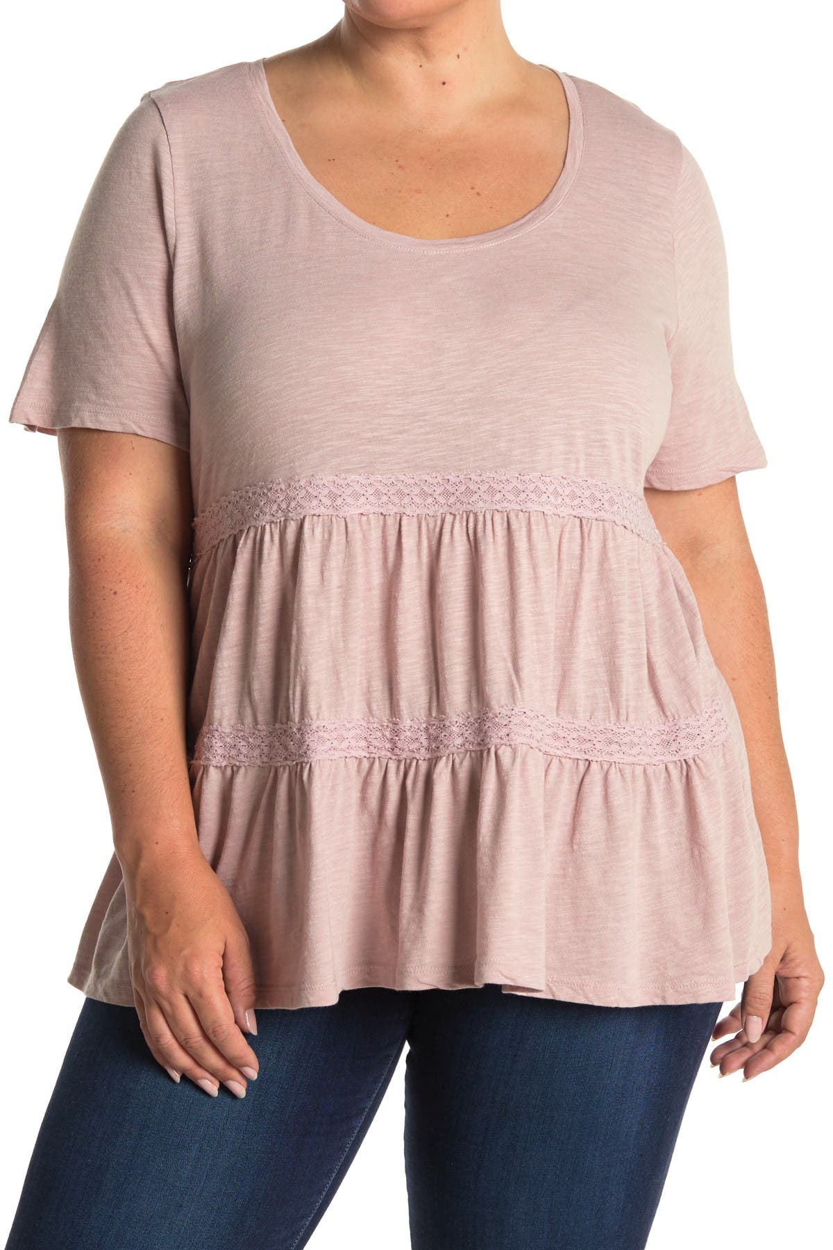 nordstrom caslon peplum tee