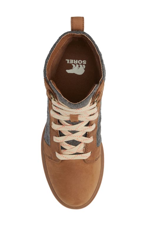 Shop Sorel Evie Ii Wedge Bootie In Velvet Tan/gum 10