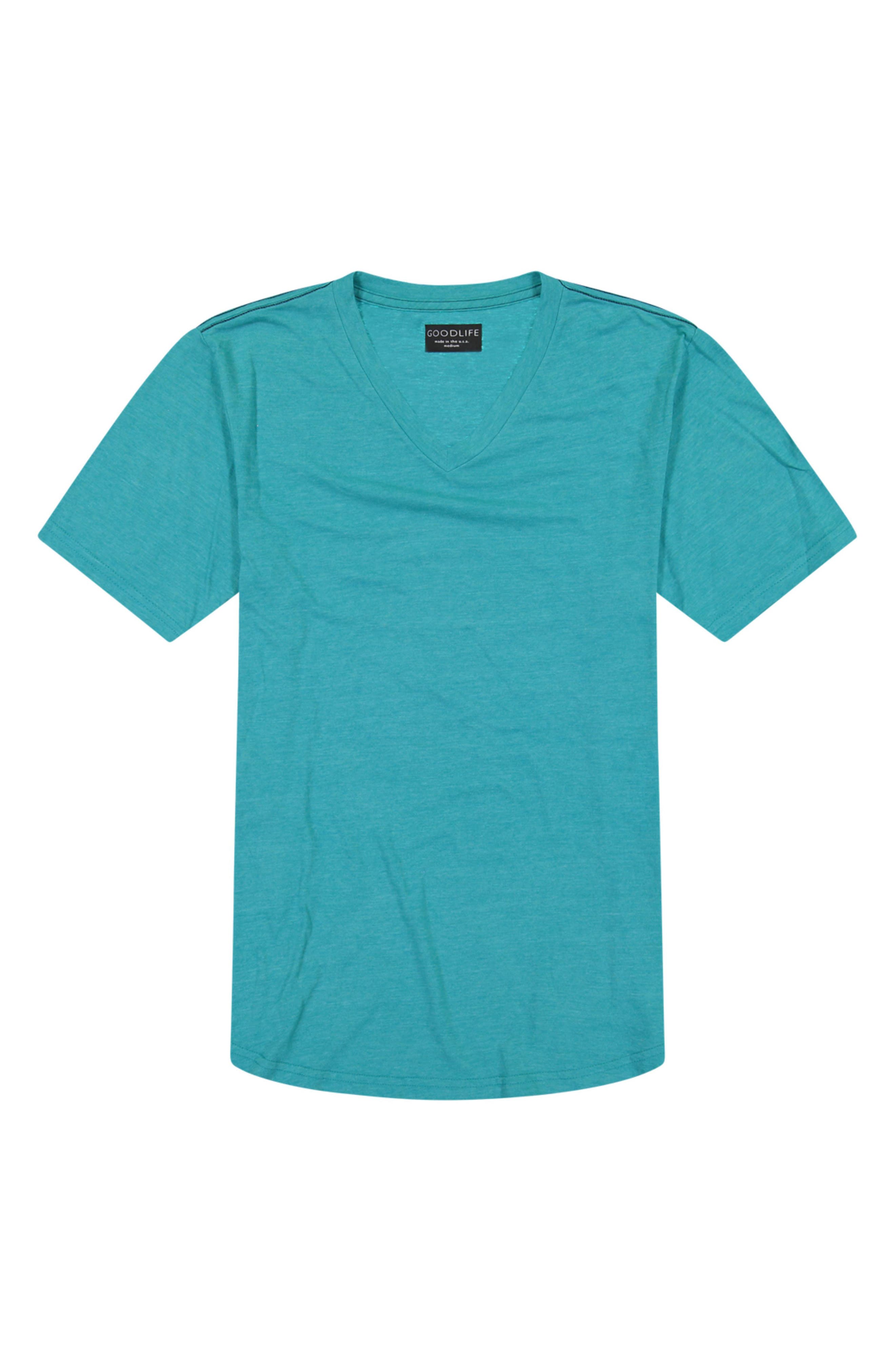 Goodlife | Scallop Triblend V-Neck Slim Fit T-Shirt | Nordstrom Rack