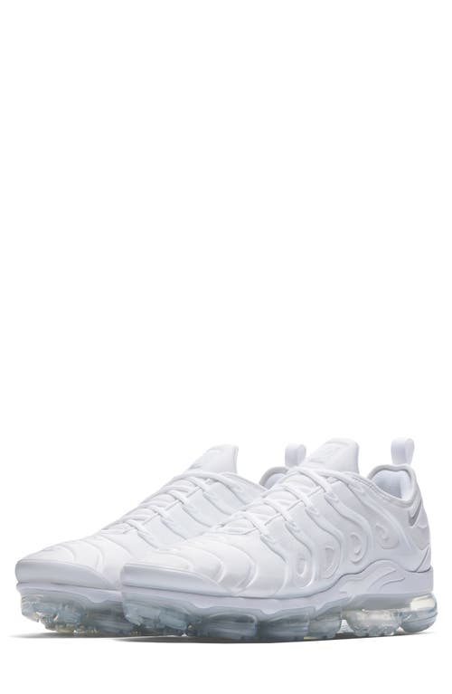 Shop Nike Air Vapormax Plus Sneaker In White/white/pure Platinum