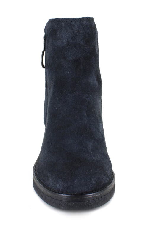 National Comfort Carinna Bootie In Dark Grey Suede