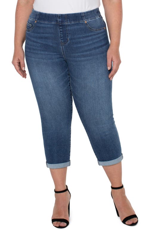 Liverpool Chloe Pull-On Cuffed Capri Skinny Jeans in Fowler