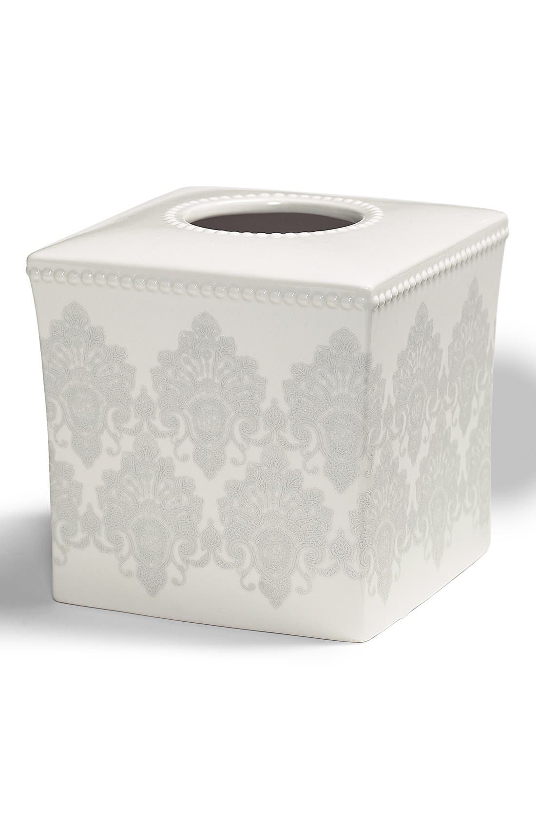 white porcelain tissue box cover