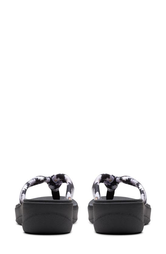 Shop Clarks ® Arla Glison Flip Flop Sandal In Black Multi