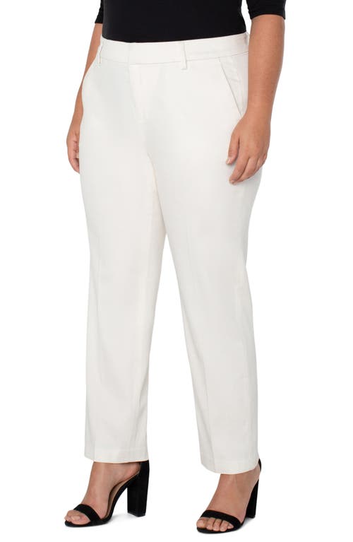 Liverpool Los Angeles Liverpool Kelsey Knit Ankle Trousers in Cream
