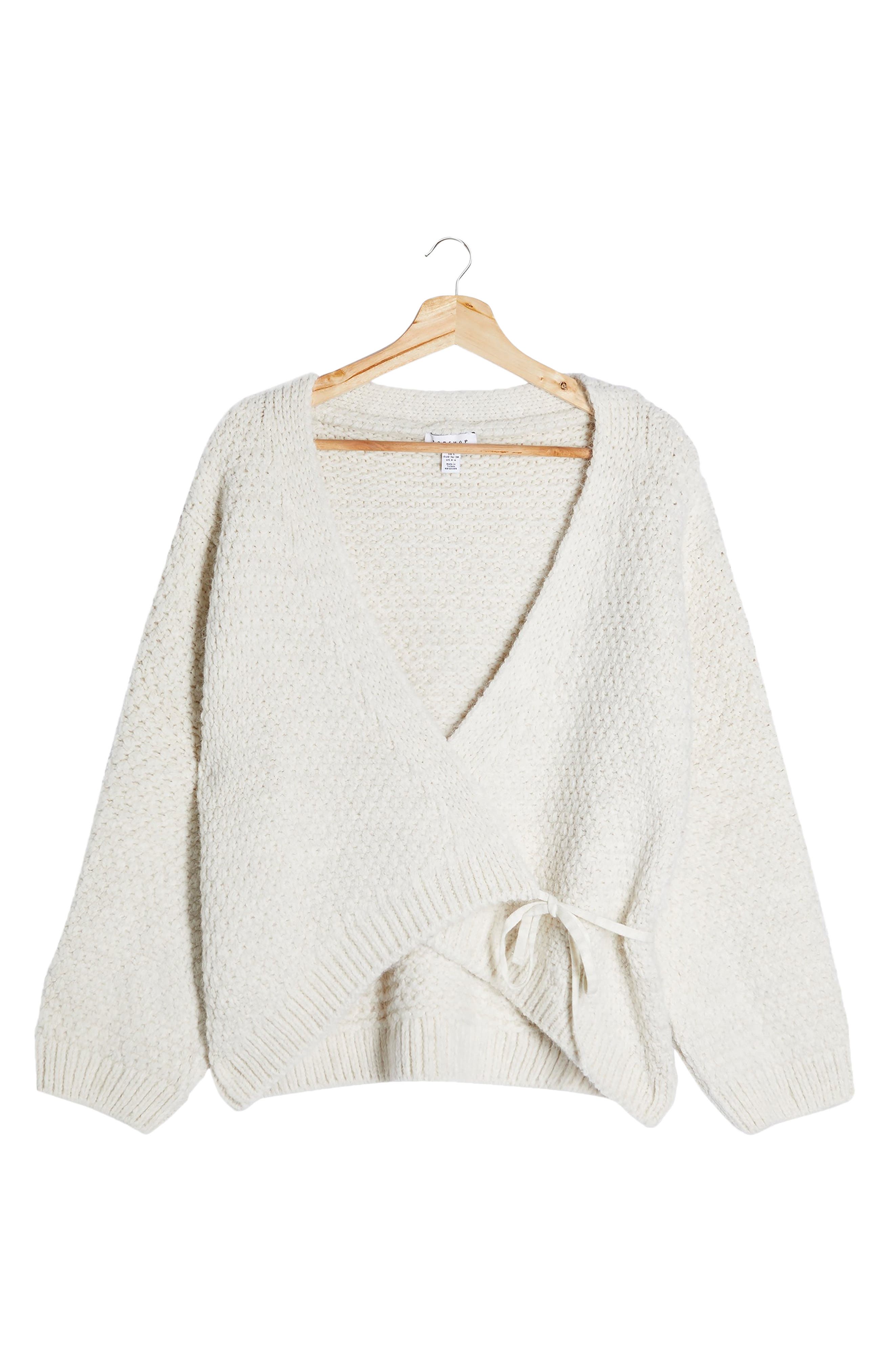 ivory wrap cardigan