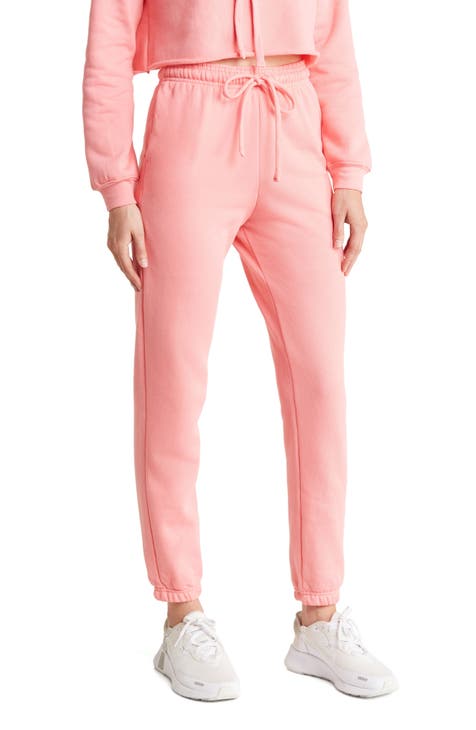 PINK Clear Athletic Sweat Pants for Women