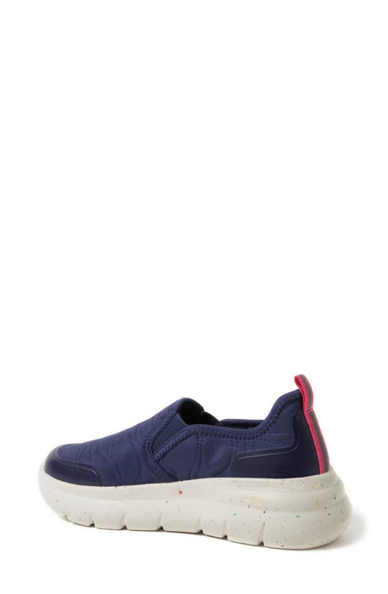 Shop Dearfoams Crimson Regrind Energy Return® Slip-on Sneaker In Peacoat