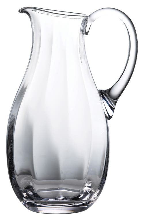 Waterford Elegance Optic Lead Crystal Pitcher in Clear at Nordstrom