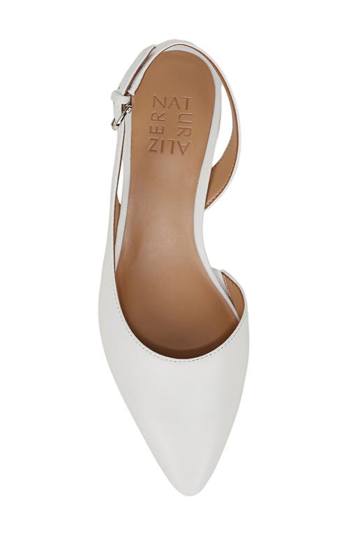 Naturalizer Banks Slingbacks In White