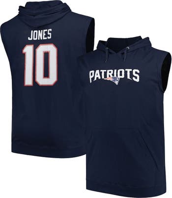 PROFILE Men's Fanatics Branded Mac Jones Navy New England Patriots Big &  Tall Muscle Pullover Hoodie
