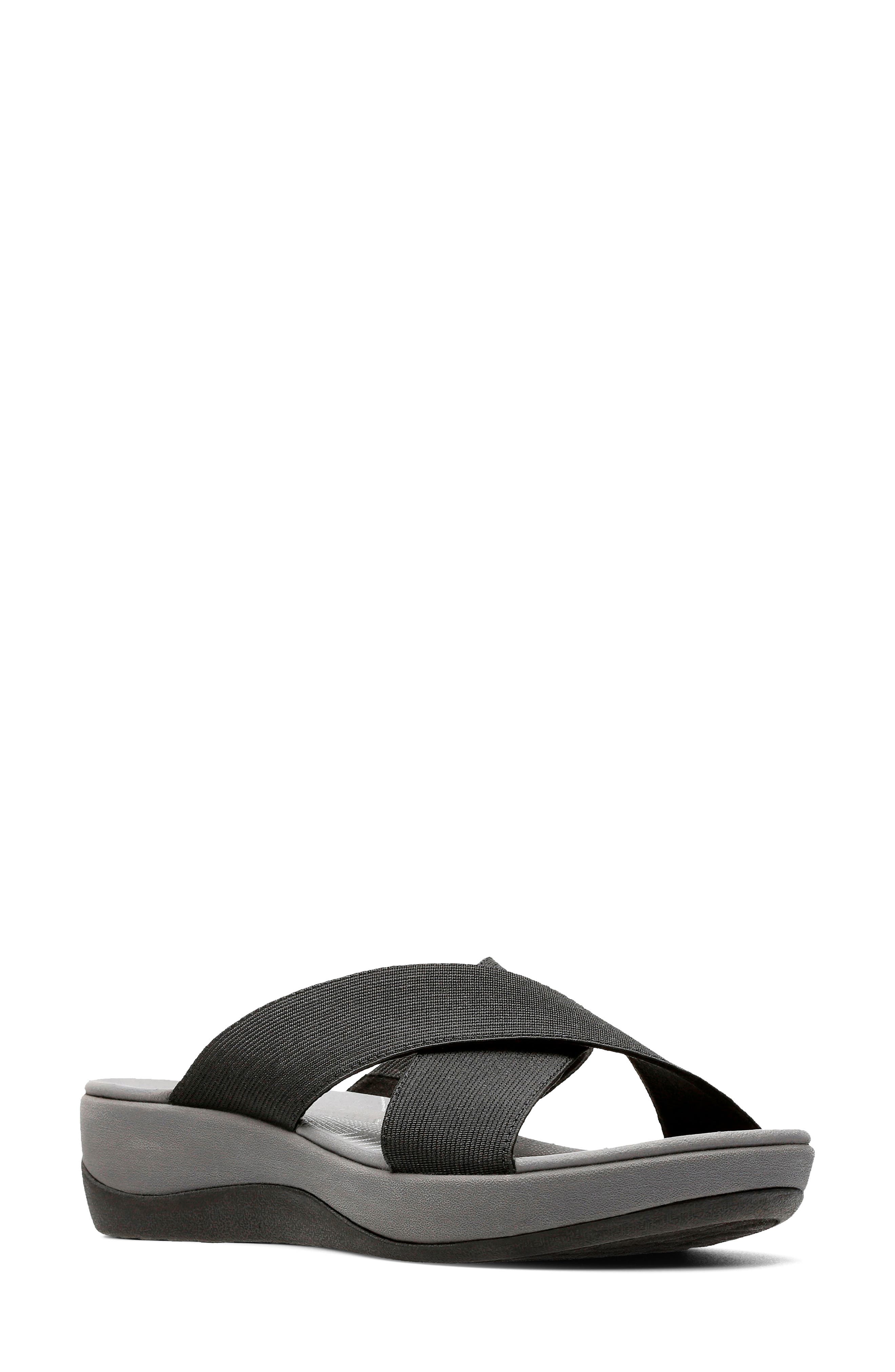 clarks womens sandals arch support