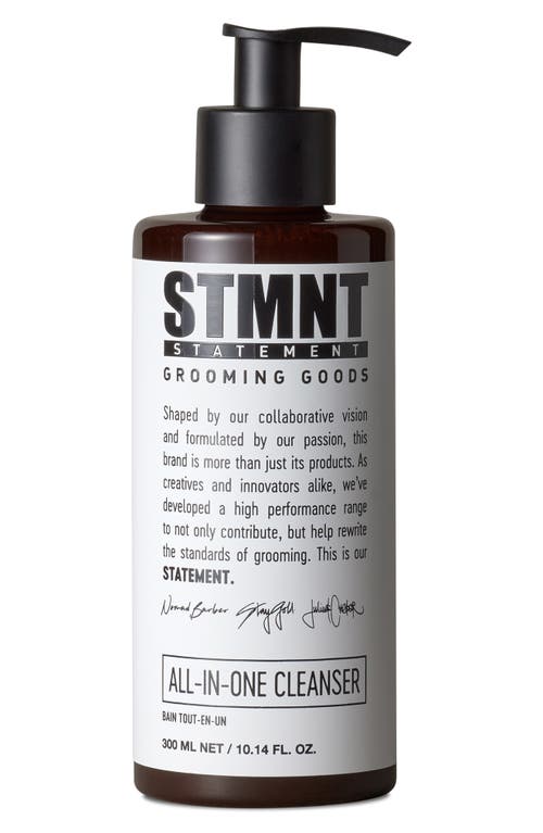 Grooming Goods All-in-One Cleanser with Activated Charcoal & Menthol