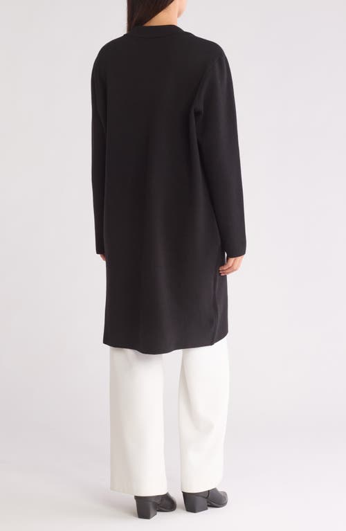By Design Dakota Double Breasted Sweater Coat In Black