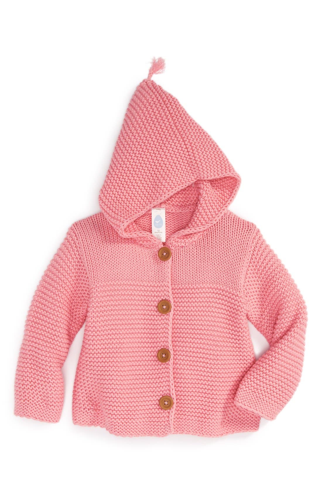 Stem Baby Organic Cotton Hoodie (Baby Girls) Nordstrom