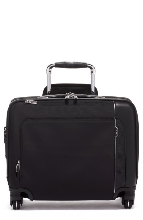Arrivé Compact Wheeled Briefcase in Black