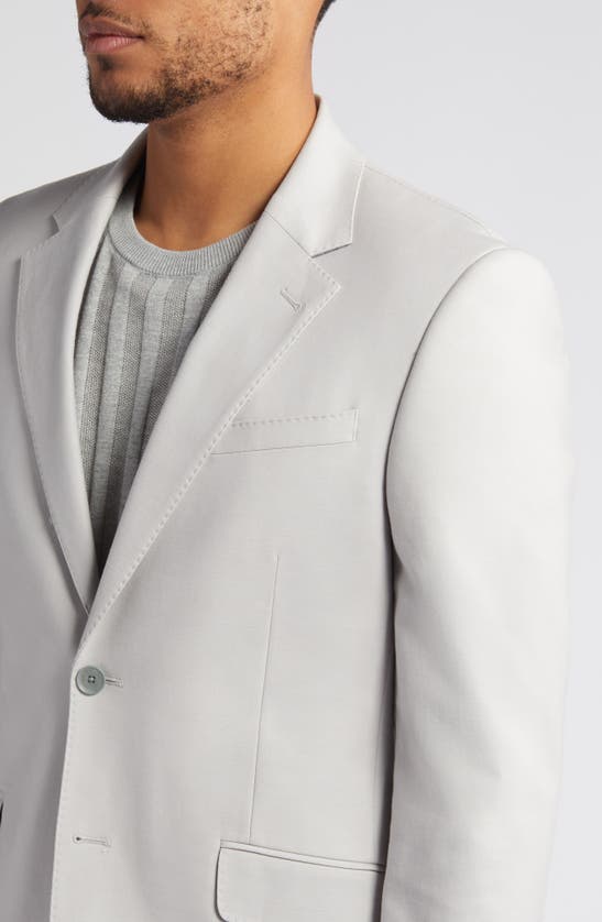 Shop Ted Baker Felixj Solid Stretch Cotton Blend Sport Coat In Light Grey