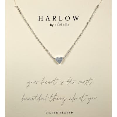Harlow By Nashelle Simple Heart Boxed Necklace