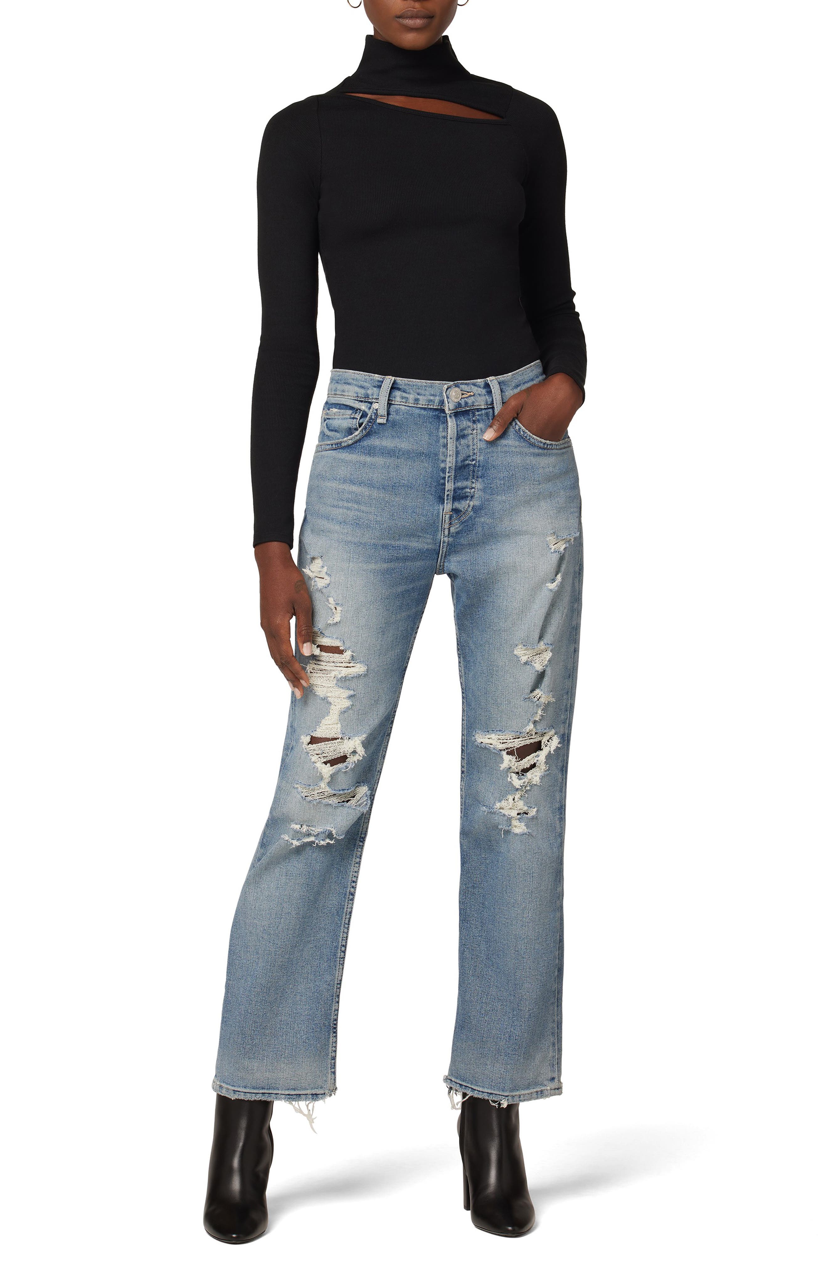 ハドソン レディース デニムパンツ ボトムス Thalia Distressed Straight Leg Ankle Jeans in White Mustang KZcExqroow, ボトムス、パンツ - www.velver.hu ハドソン レディース デニムパンツ ボトムス Thalia Distressed Straight Leg Ankle Jeans in White Mustang KZcExqroow, ボトムス、パンツ - www.velver.hu