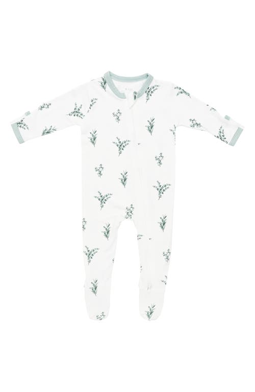 Kyte Baby Zip-up Footie In White