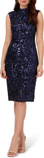 Adrianna Papell Sequin Lace Sheath Dress Nordstrom