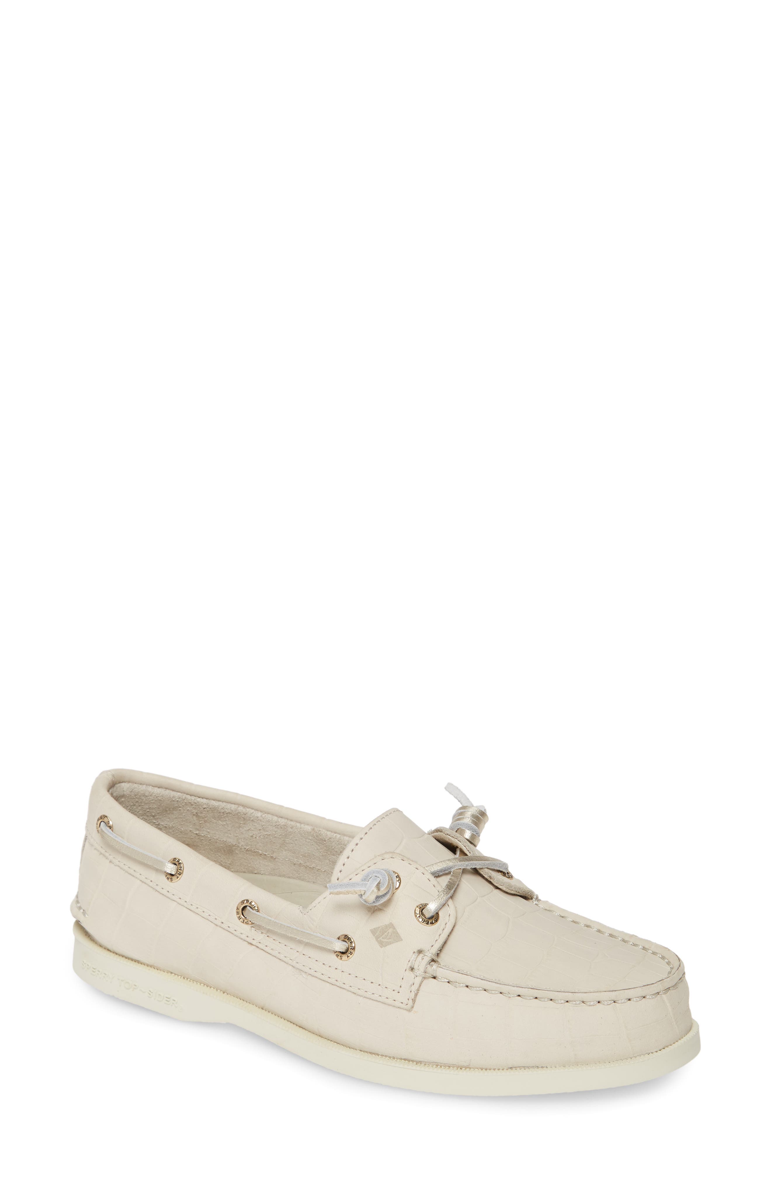 Sperry Authentic Original Vida Boat Shoe, Ivory