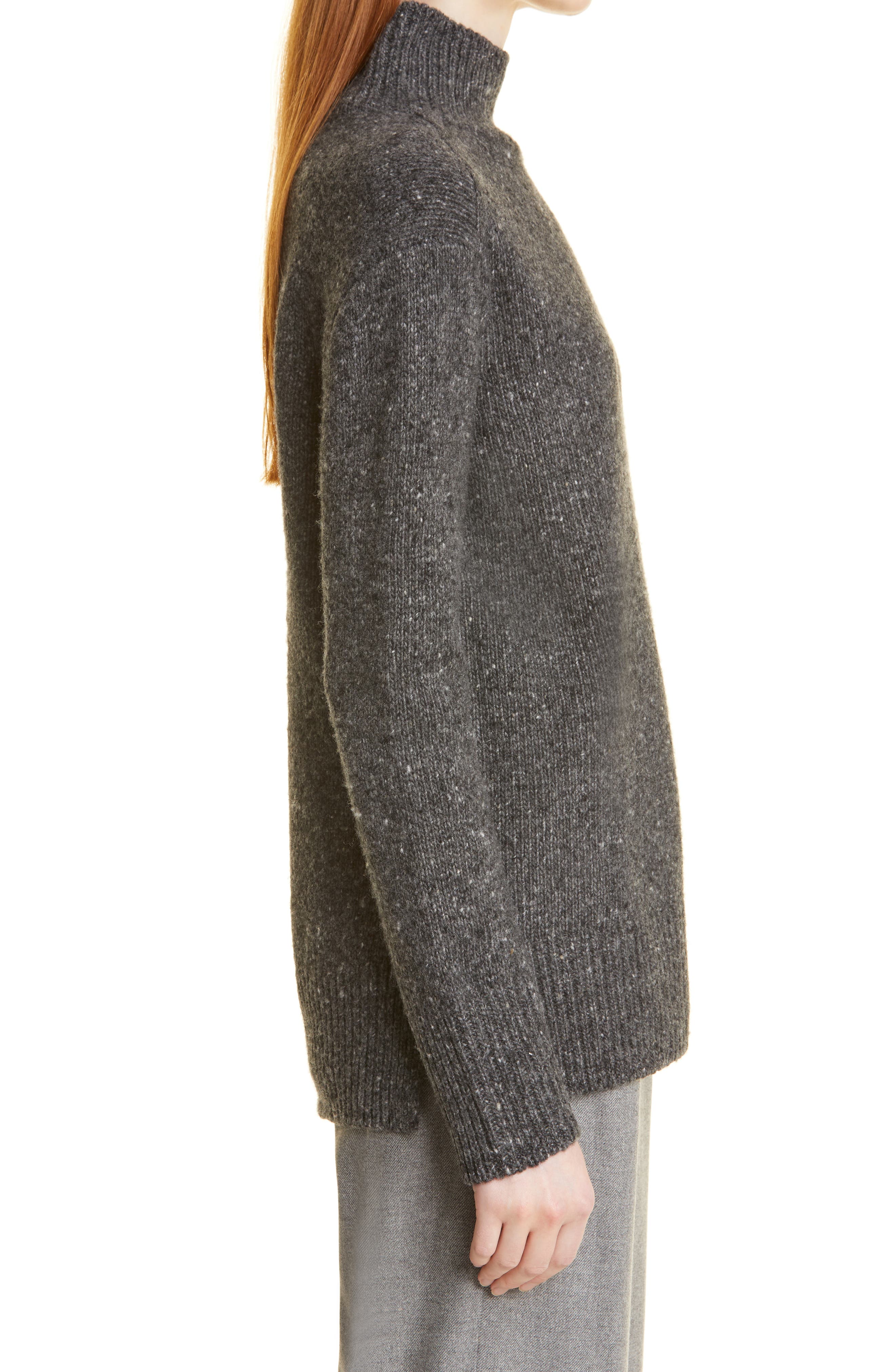 alpaca blend turtleneck sweater