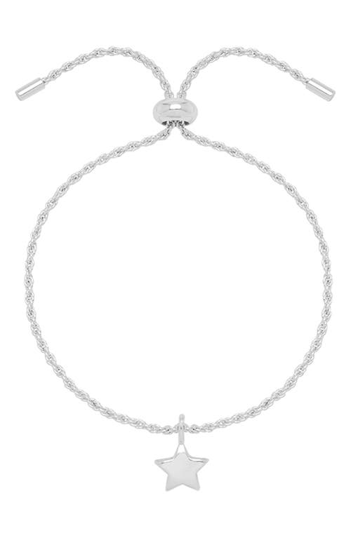 Amelia Star Charm Bracelet in Silver
