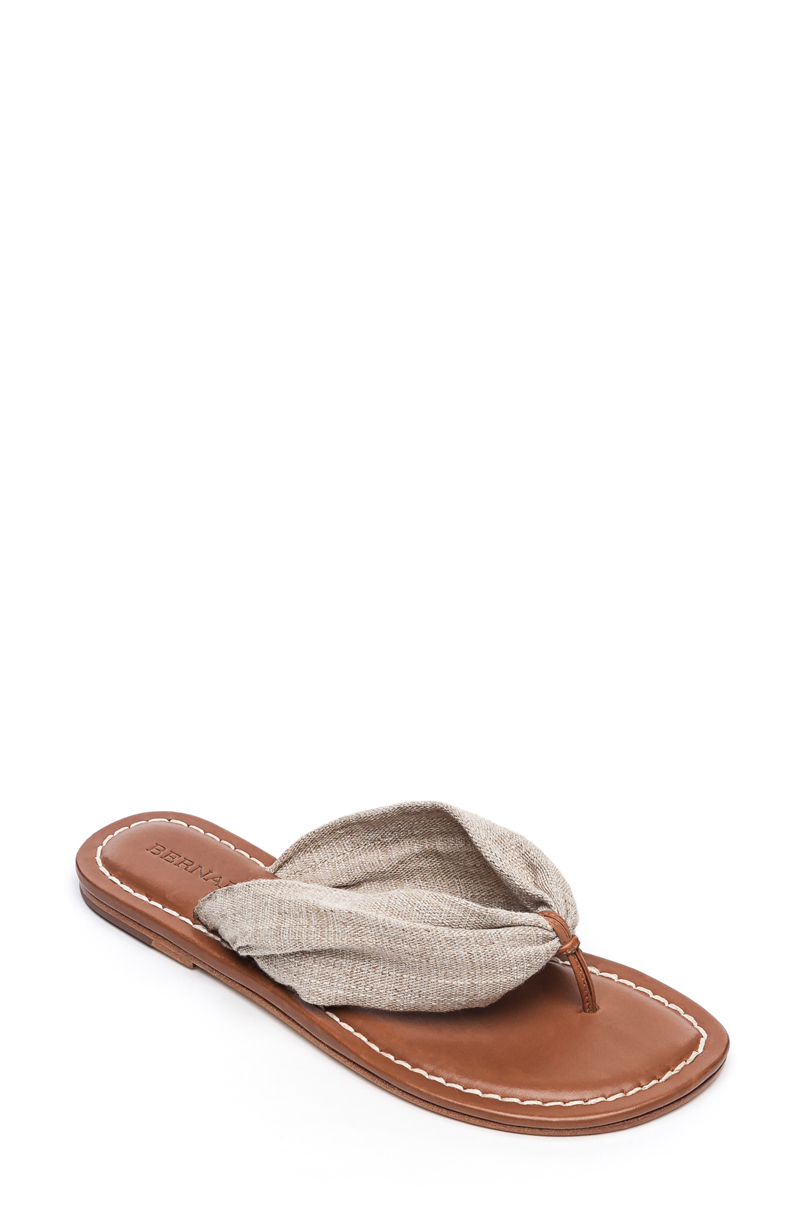 Bernardo Mila Flip Flop- Beige