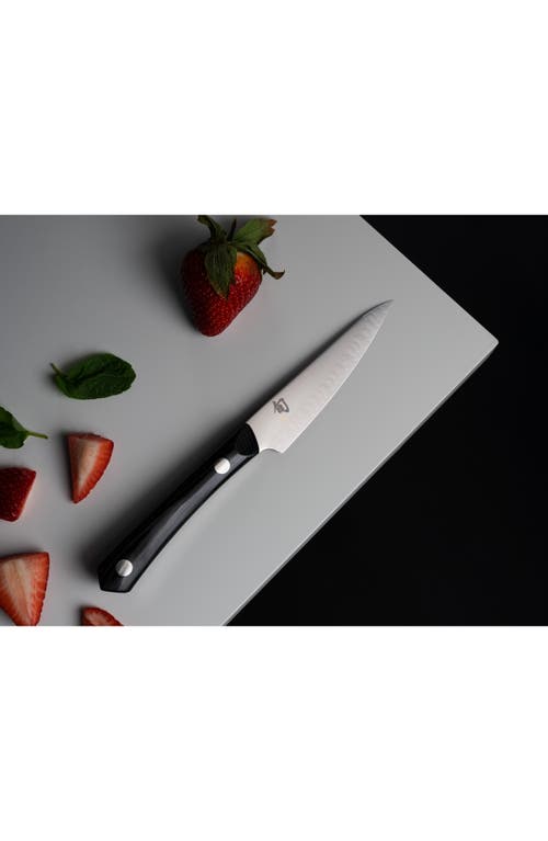 Shun Cutlery Narukami Stainless Steel Pairing Knife In Black