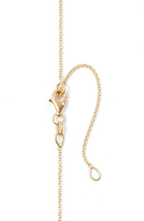 Bony Levy 18k Gold Pavé Diamond Initial Pendant Necklace In 18k Yellow Gold - I