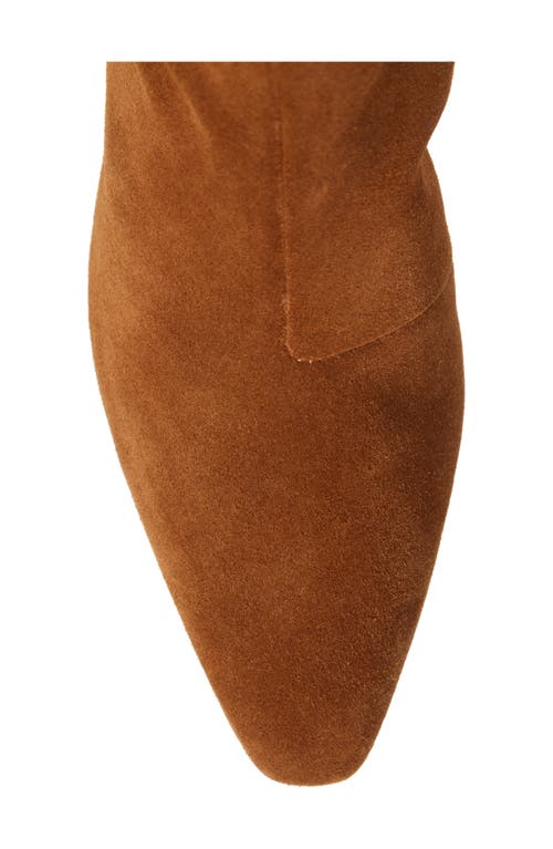 Loeffler Randall Cleo Suede Mid Boots In Cacao