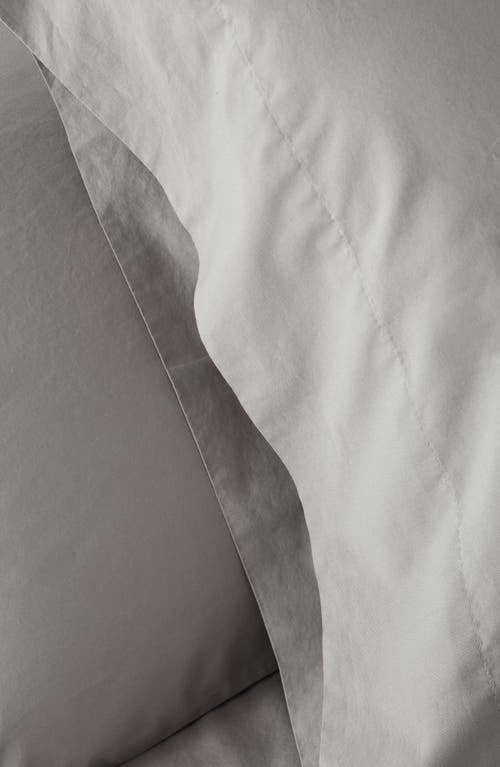 Nordstrom 300 Thread Count Organic Cotton Percale Pillowcases In Grey Griffin